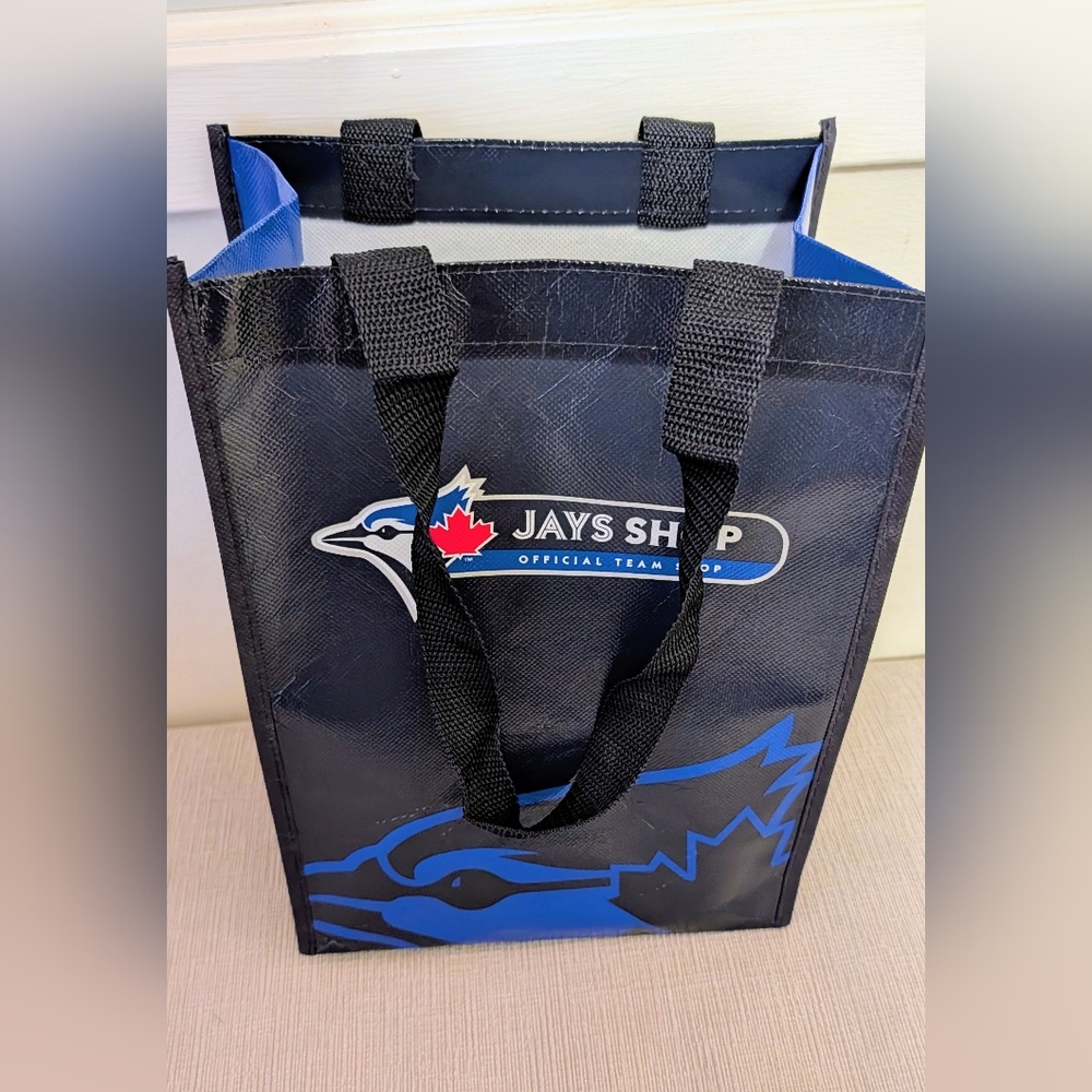 Black and Blue Tote Bag